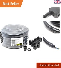 SoliFlex Flexible Conduit 10M Coil  | Complete Outdoor Cable Protection Pack