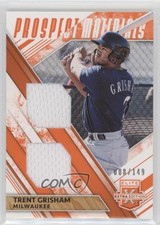 2019 Elite Extra Edition Dual Prospect Materials Orange 8/149 Trent Grisham s3g