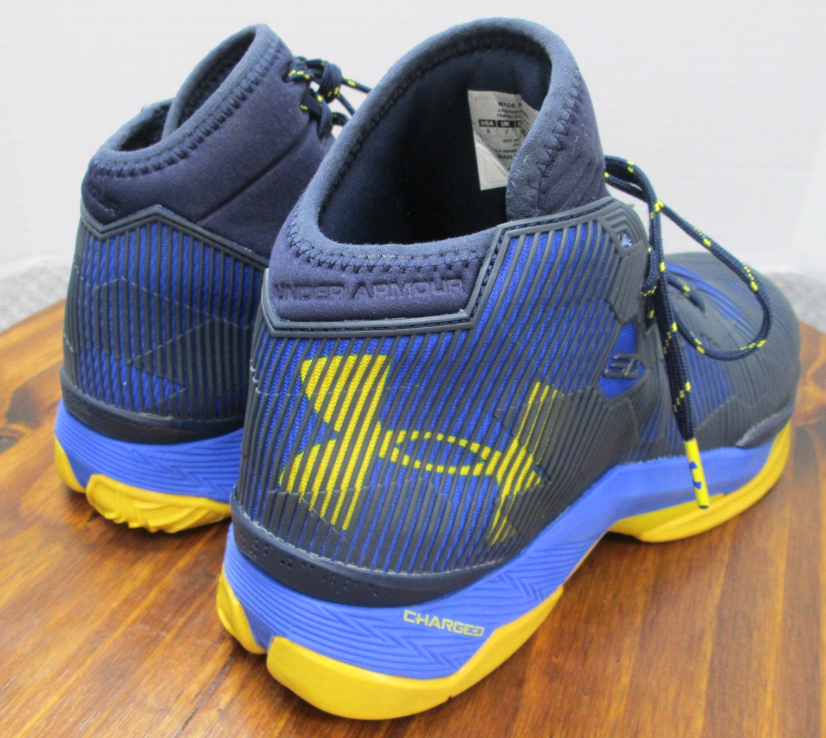 Under Armour Curry One Mid Shoes Mens 8 Charged Basketball 1274425