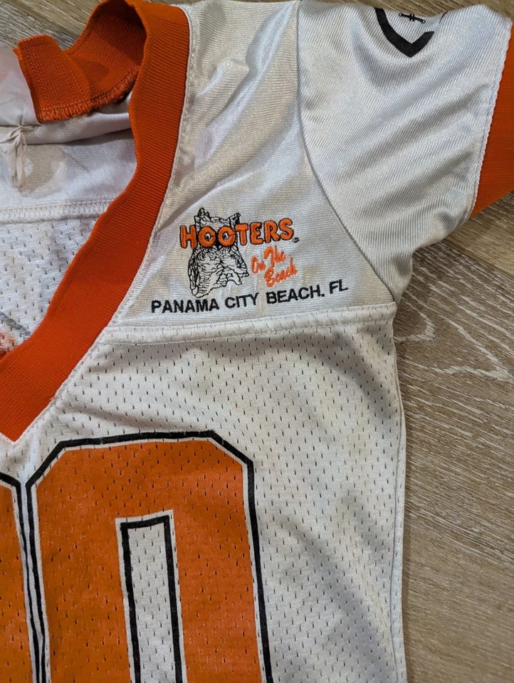 Camiseta deportiva de malla vintage Hooters Panama City Beach para mujer talla S Foto 2 de 4