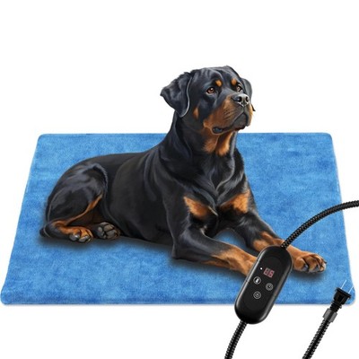 Outdoor Pet Heating Pad for Dogs, Indoor Waterproof Electric Heated Cat Dog B...