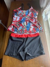 Womens Tankini Bathing Suit - Two Piece Tankini Swimsuits S