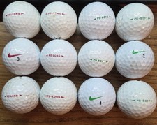 NIKE PD SOFT, PD LONG golf balls, White, Dozen