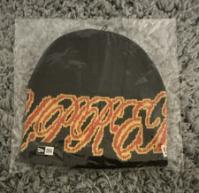 Supreme New Era Cursive Beanie Dark Navy (SS26)