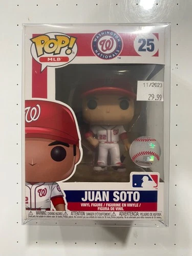 Funko Pop! MLB: Washington Nationals JUAN SOTO #25 - Includes Pop Protector