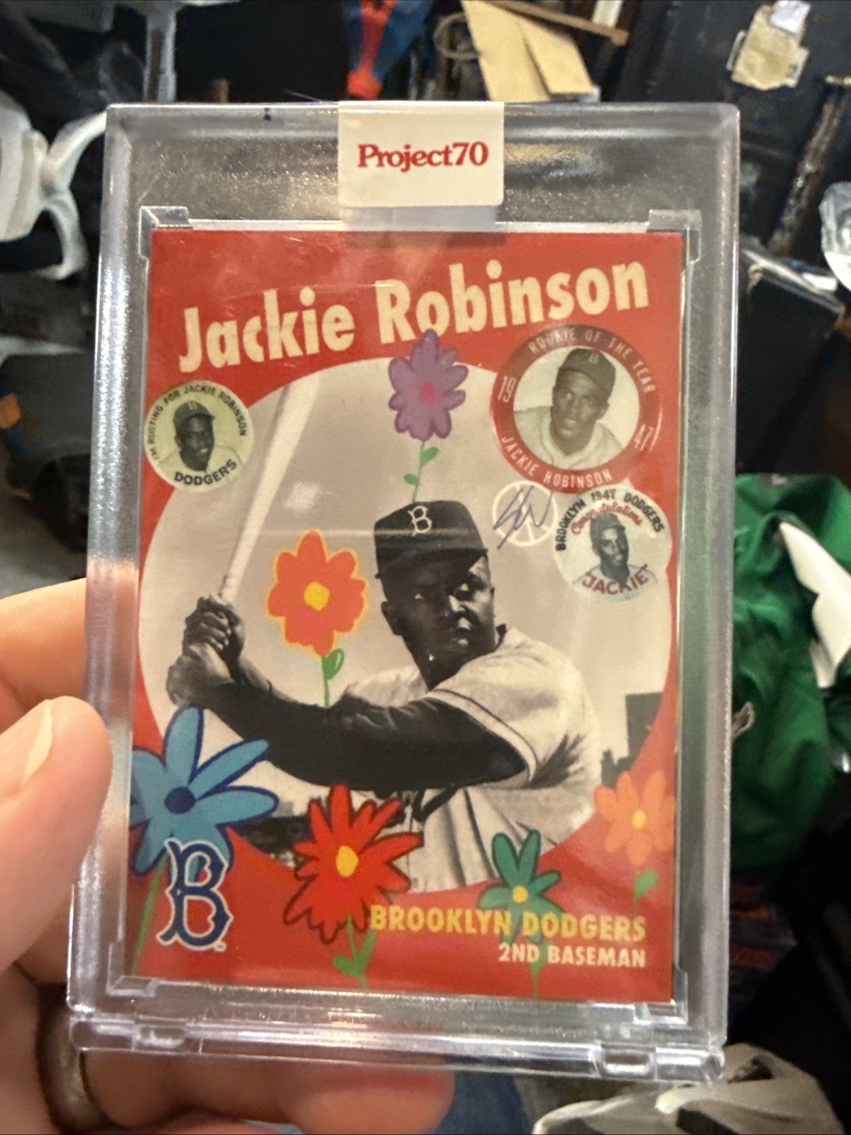 2021-22 Topps Project70 #586 Jackie Robinson by Sean Wotherspoon - SEALED