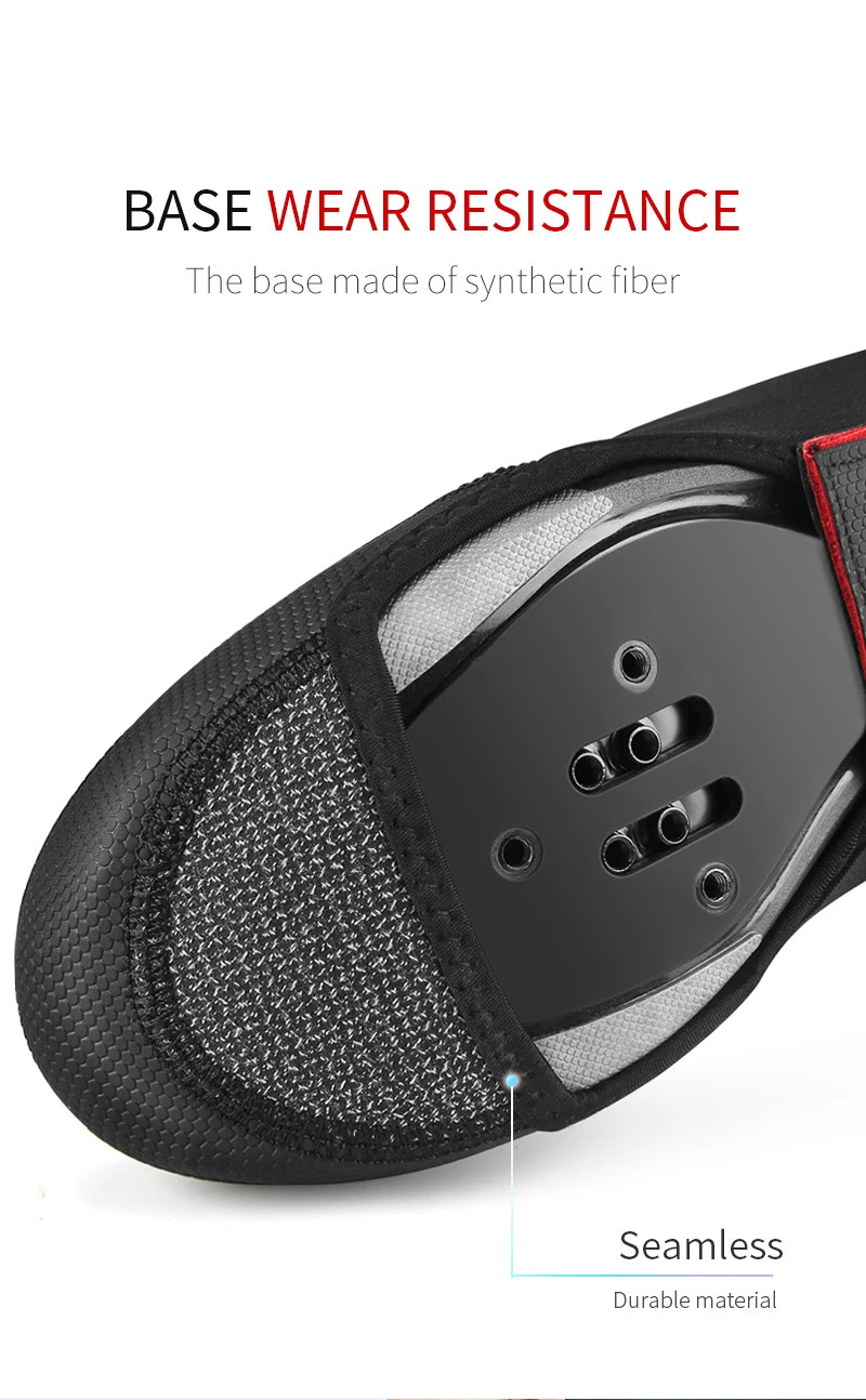 Cycling Shoe Covers Winter Thermal Neoprene Overshoes Waterproof Below 0° Temp thumbnail 12