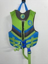 Body Glove Life Jacket Kids 55lbs-88lbs Green/Blue
