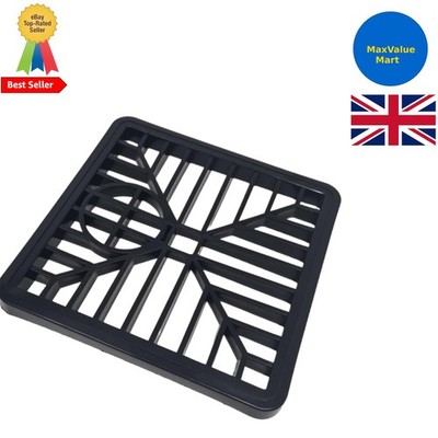 Ganzjahres robuste strapazierfähige quadratische PVC-Abflussabdeckung - perfekt für 150 mm Trichter