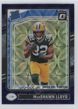 2024 Panini Donruss Optic Rated Rookie Purple Scope Prizm Marshawn Lloyd 1o8c