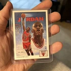 MICHAEL JORDAN 1991 Upper Deck The Collector's Choice Bulls Checklist card #75