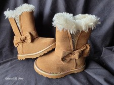 Faux Fur Boots Toddler Sz 5 Bling NEW