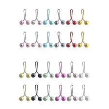 Versatile Pearls Adorned Scarf Fastener Gentle Skin Friendly Hijab Accessory