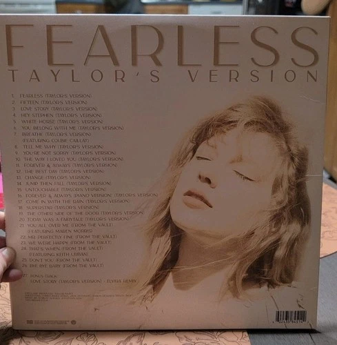 Fearless Taylor's Version By Taylor Swift 3 Red Vinyl Records 2021