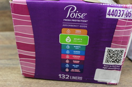 Poise Very Light Absorbency Long Incontinence Panty Liners - 132 ct. - Picture 3 of 3