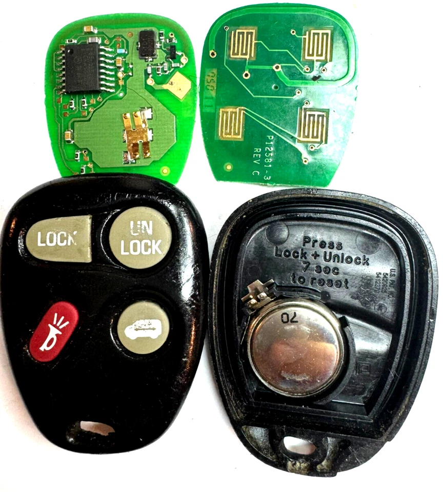 97 98 99 00 Pontiac Trans Sport sin llave clicker entrada control remoto OEM mando a distancia Foto 2 de 4