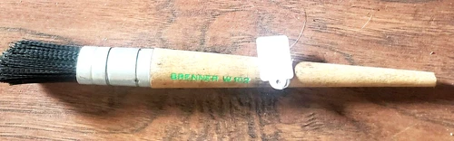 BRENNER W102 USA 11'' Parts Cleaning Brush Gas Oil Solvent Resist.  HT#155