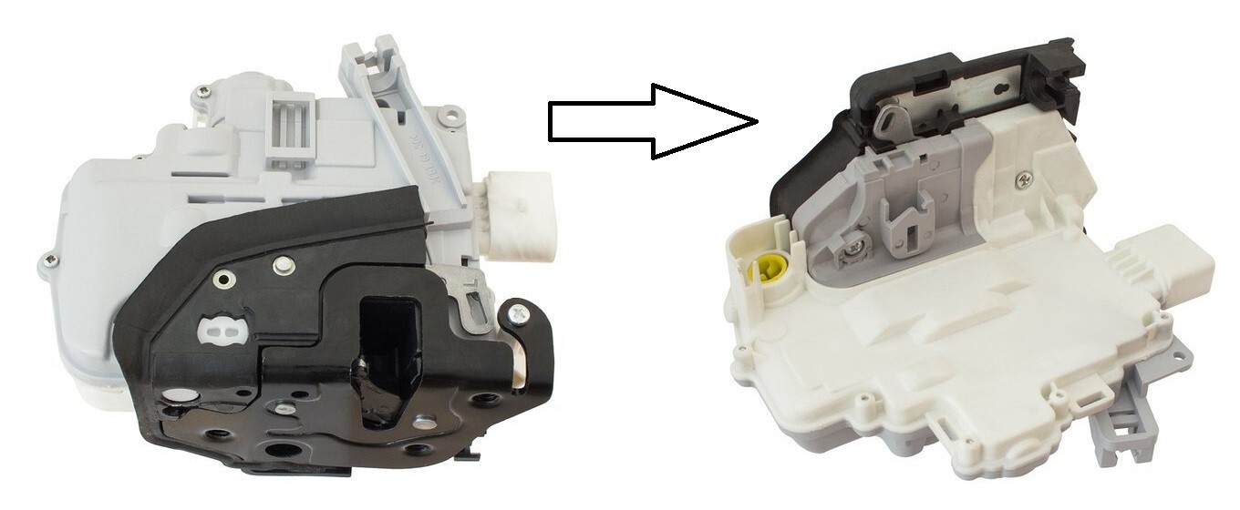 Serrure porte avant gauche VW Tiguan 2007 2008 2009 2010 2011 2012 2015
