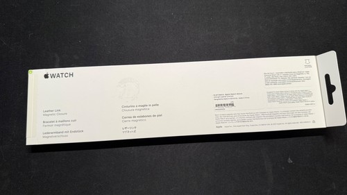 Apple Watch Midnight Leather Link 45mm S/M pasuje do 42mm 44mm 49mm etui ML813AM/A - Zdjęcie 4 z 4