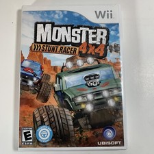 Monster 4x4 Stunt Racer Nintendo Wii 2009 Case Only And manual  