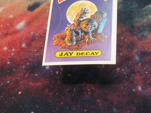 1985 Garbage Pail Kids OS1, JAY Decay #5b, checklist - Picture 7 of 7
