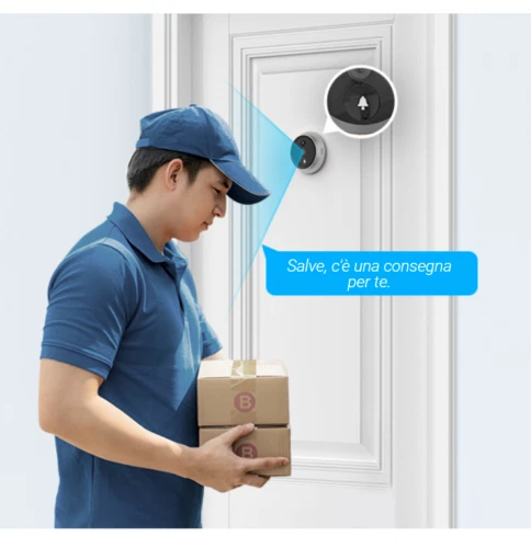 Ezviz CS-DP2C Spioncino Smart Display 4.3'' WIFI - FHD - Audio Bidirezionale Foto 3 de 4