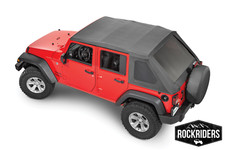 Complete Frameless Soft Top With Hardware For 2007-2017 Wrangler Unlimited Jk