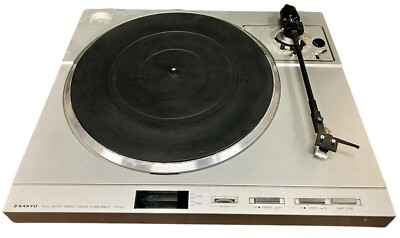 Sanyo Full Auto Direct Drive Turntable TPX3 Japan Cleaned TESTED