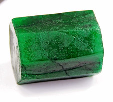 320.00 Ct Natural Certified Green Emerald Colombian Rough Huge Loose Gemstone