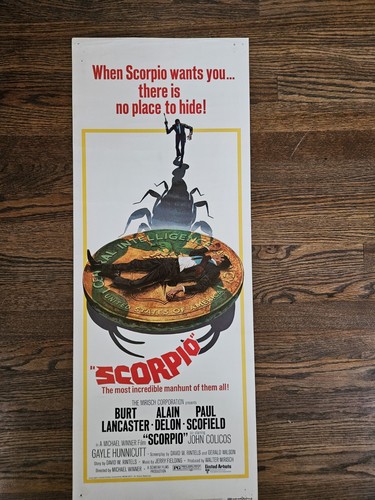Scorpio Original Movie Insert Poster