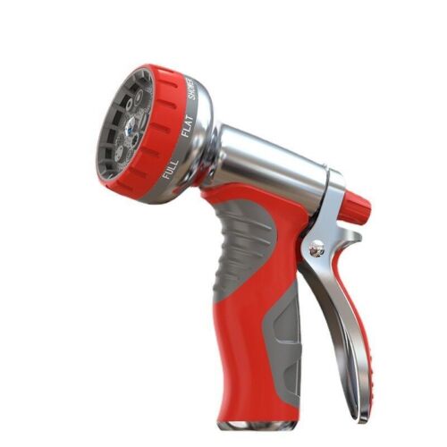 9-Mode Heavy Duty Metal Garden Hose Spray Gun - High Pressure, Leakproof - Picture 2 of 4