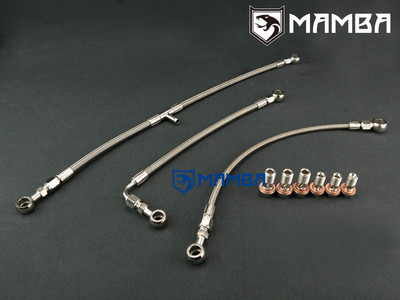 SAAB 9000 Aero B202 B204 B234L TD04HL 15G Turbo Oil & Water Line / No More Leak