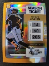 2022 Chronicles Contenders Optic Rodolfo Castro RC SILVER PRIZM Baseball Card 21