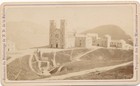 CDV Souvenir du pèlerinage de N.D. de la Salette Pères missionnaires vue 