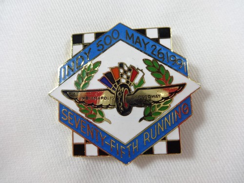1991 Indianapolis 500 75th Running Event Collector Lapel Pin