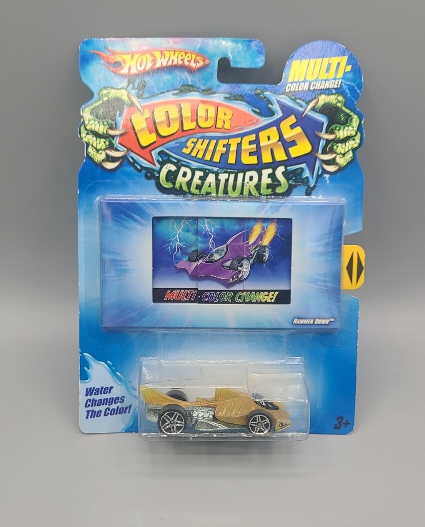 2009 HOT WHEELS HAMMER DOWN COLOR SHIFTERS CREATURES WATER COLOR CHANGE