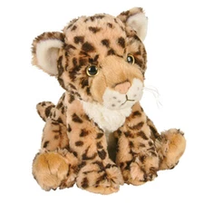 Adventure Planet Plush Animal Den - LEOPARD (8 inch) Stuffed Animal Toy