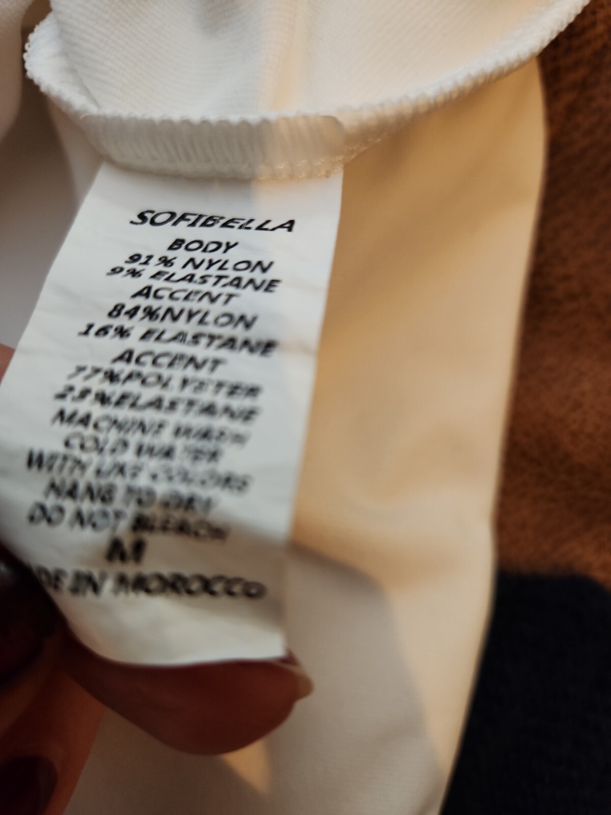 Sofibella Practice Sleeveless White With Poppy Tr… - image 4