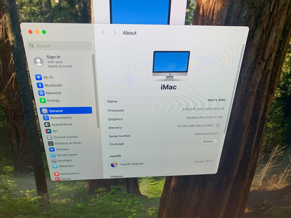 Apple Imac 2019 5K A2115 27