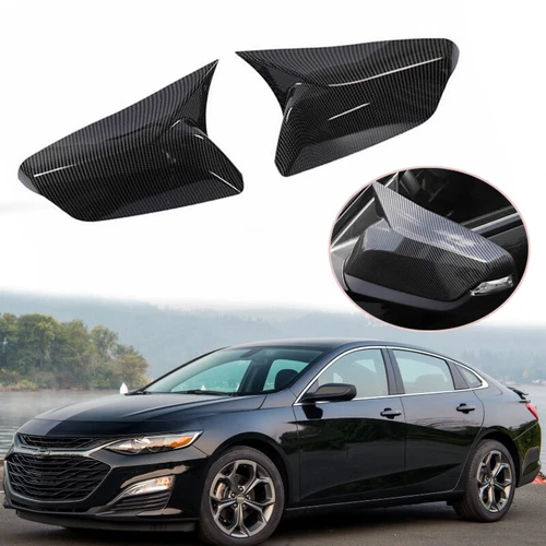 Driver & Passenger Side Mirror Cover Cap For Chevrolet Malibu 2016-2022