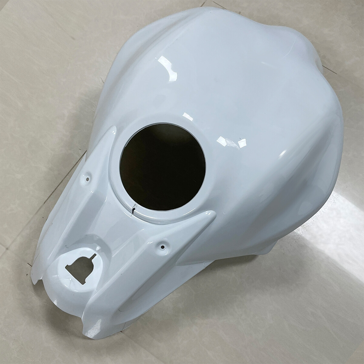 Unpainted White Fuel Gas Tank Cover Fairing For KAWASAKI NINJA EX