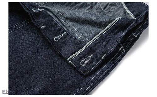 Mens Cotton Workwear Pants Retro Denim Jeans Casual Loose Trousers Overalls HOT - Picture 12 of 33