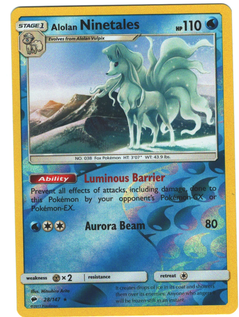 what pokemon set has 147 cards Tapu Fini GX (39/147) [Sun & Moon: Burning Shadows]