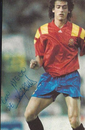 JUANMA LOPEZ SPAIN INT 1992-1997 OLYMPIC GOLD WINNER 1992 ORIGINAL AUTOGRAPH - Picture 2 of 2