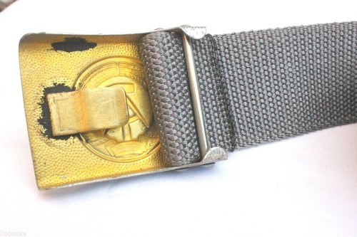 Robuste ceinturon Est-Allemand pour tenue de combat (Longueur maxi:115cm)π4a. - Picture 2 of 3