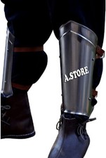 Medieval Halloween Iron Steel Arm Guards and Leg Guards Arm Set Vambrace Bracers