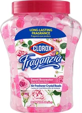 Fraganzia Air Freshener Crystal Beads Sweet Rosewater 12Oz | Long-Lasting Air Fr
