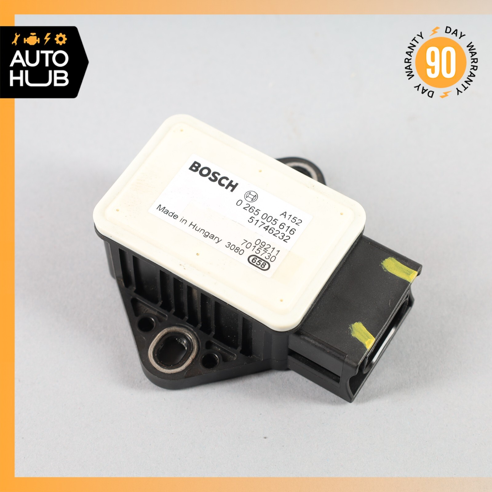 03-19 Maserati GranTurismo Quattroporte Gran Cabrio Yaw Turn Rate Sensor OEM 61k