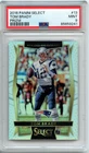 PSA 9 Tom Brady 2016 Panini Select Silver Prizm #13 Prizms Patriots SP Card