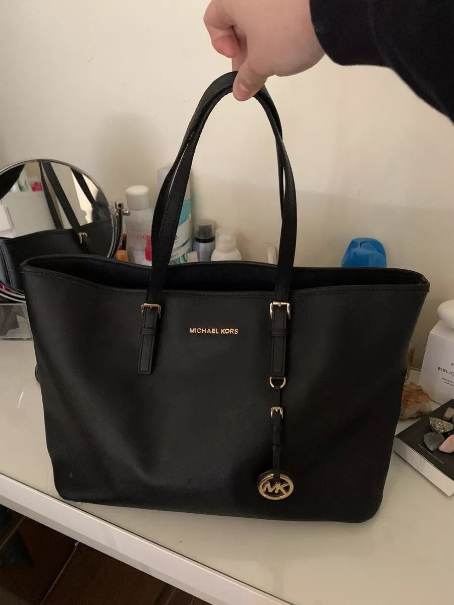 Michael Kors jet set saffiano tote bag